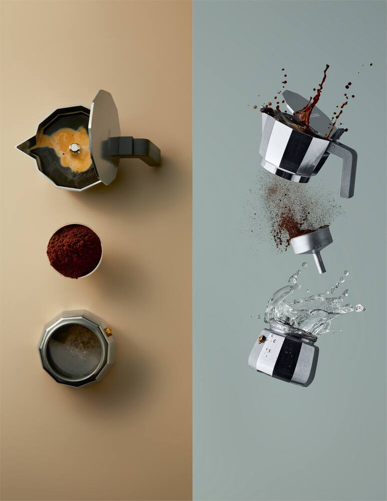 rinascente Alessi Caffettiera  3 tazze - Argento