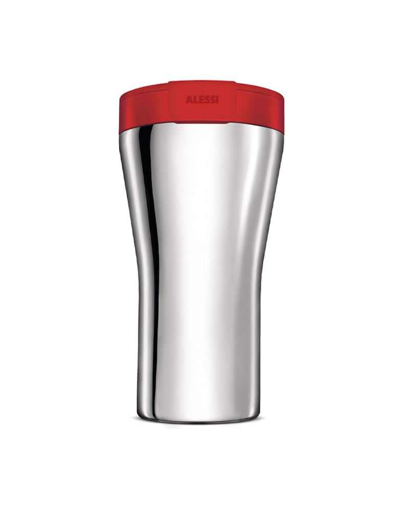 rinascente Alessi Travel mug a doppia parete Caffa - rosso
