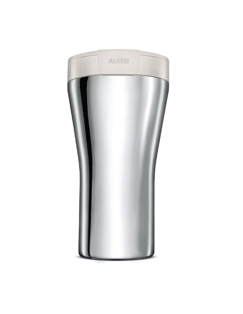 rinascente Alessi Travel mug a doppia parete Caffa - bianco