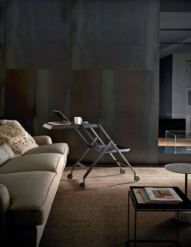 rinascente Alessi Food Trolley Black - Black