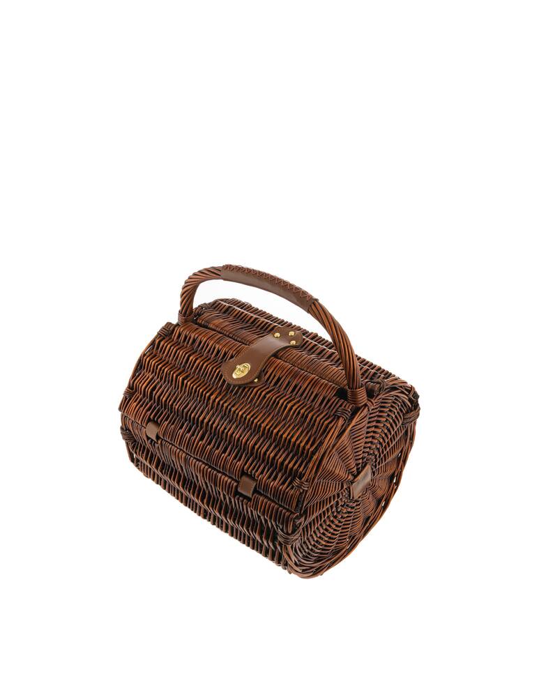 rinascente Alessi Dressed en plein air wicker picnic basket - Grey