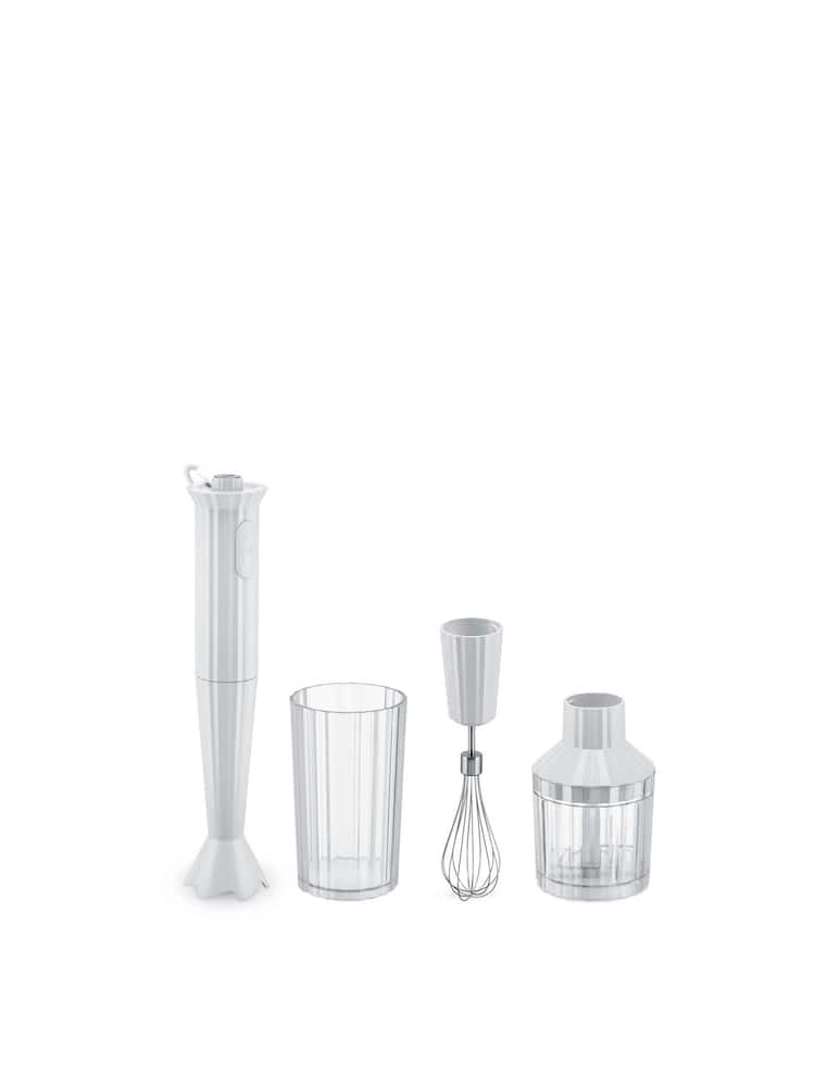 Alessi Plissè frullatore imm. bicc. graduato frusta e tritatutto - immagine 1 Alessi Plissè frullatore imm. bicc. graduato frusta e tritatutto - immagine 1