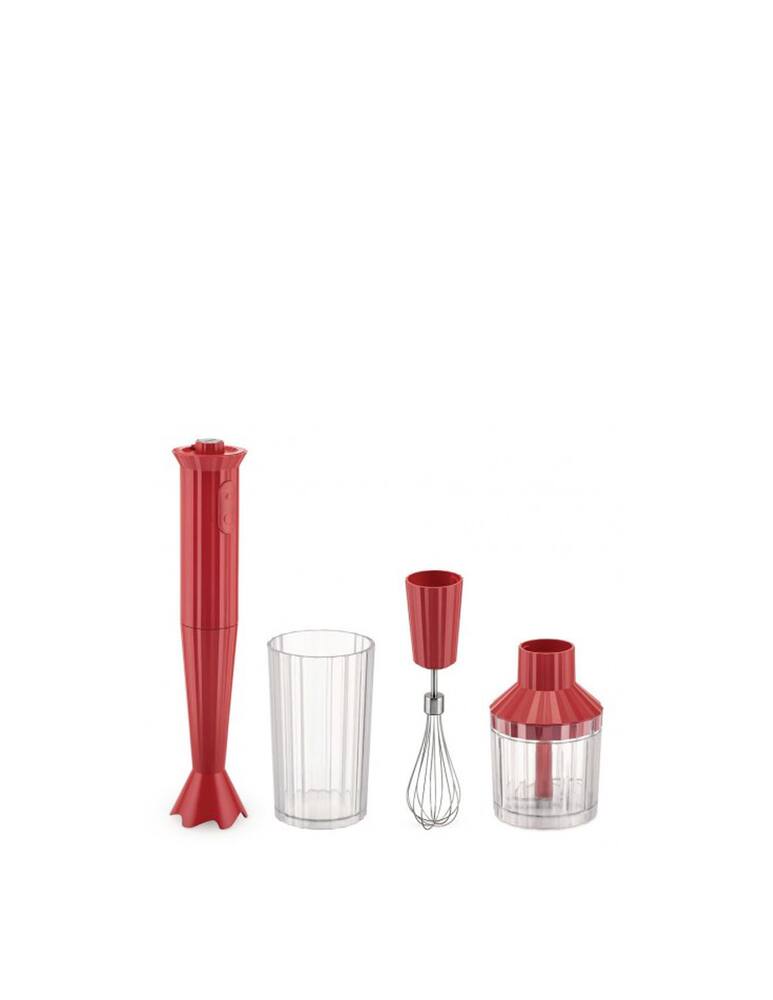 rinascente Alessi Plissè Hand Blender With Measuring Jub - Red