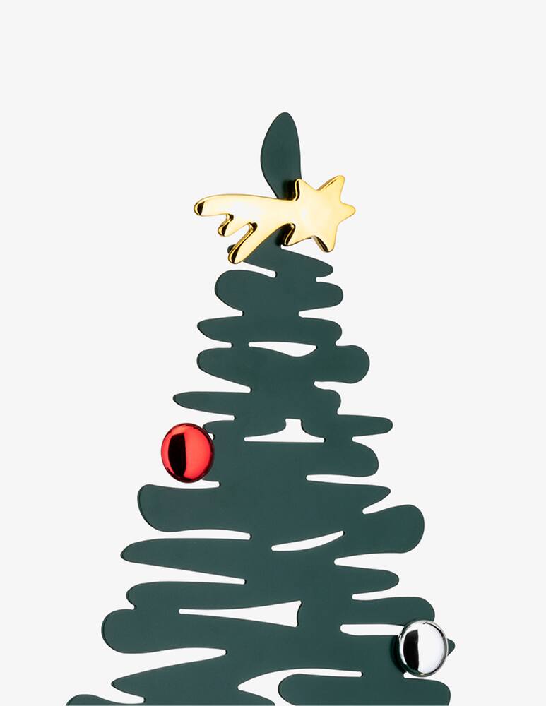 rinascente Alessi Bark For Christmas Decorazione In Acciaio Colorato - Verde
