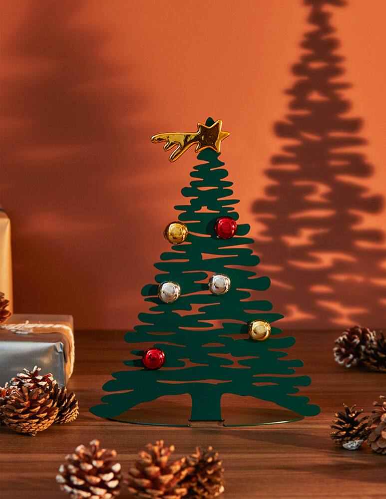 rinascente Alessi Bark For Christmas Decorazione In Acciaio Colorato - Verde