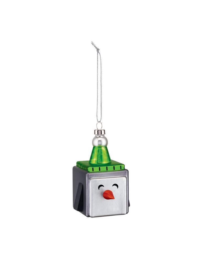 rinascente Alessi Cubik Penguin. Christmas Bauble