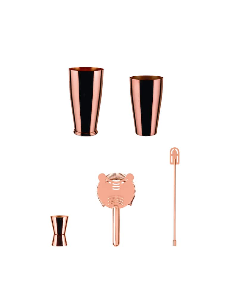 rinascente Alessi Solar Eclipse Set per Cocktail design Ettore Sottsass - Argento