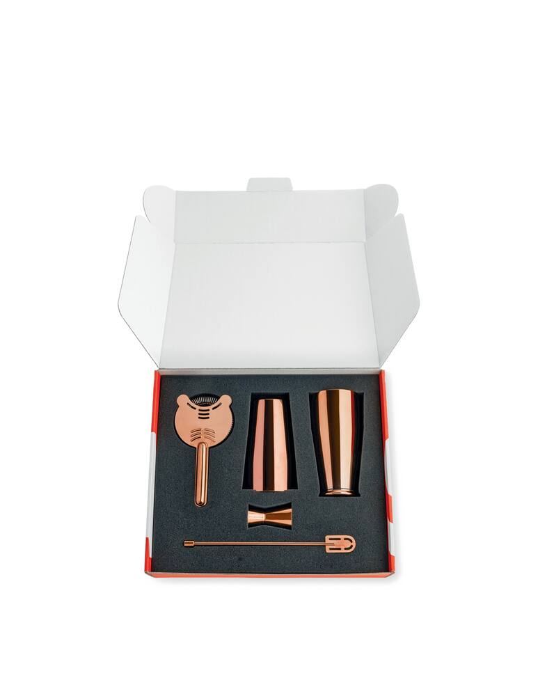 rinascente Alessi Solar Eclipse Set per Cocktail design Ettore Sottsass - Argento