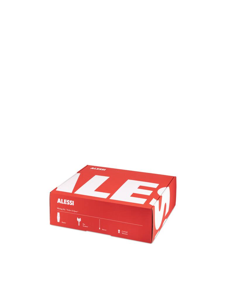 rinascente Alessi Solar Eclipse Set per Cocktail design Ettore Sottsass - Argento