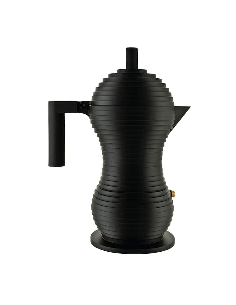 Alessi Pulcina Espresso Coffee Maker 6 Cups - Black - picture 1 Alessi Pulcina Espresso Coffee Maker 6 Cups - Black - picture 1