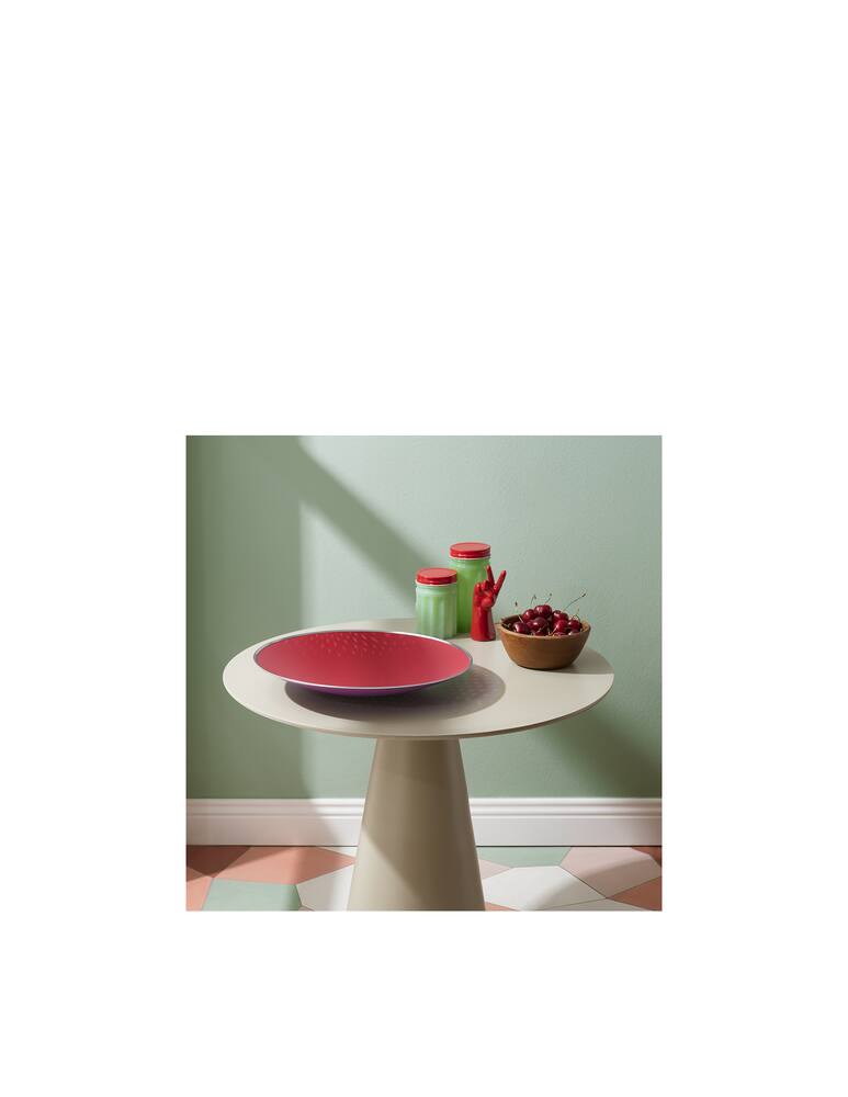 rinascente Alessi 100 Values Collection Centrotavola traforato - Rosso