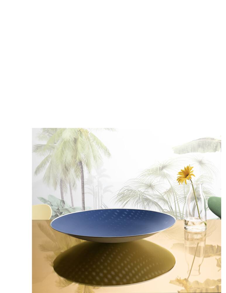 rinascente Alessi 100 Values Collection Centrotavola traforato - Blu