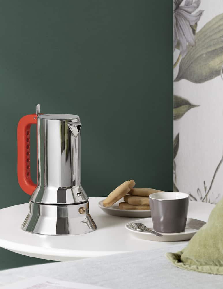 rinascente Alessi 100 Values Collection Caffettiera 3 Tazze - Arancione