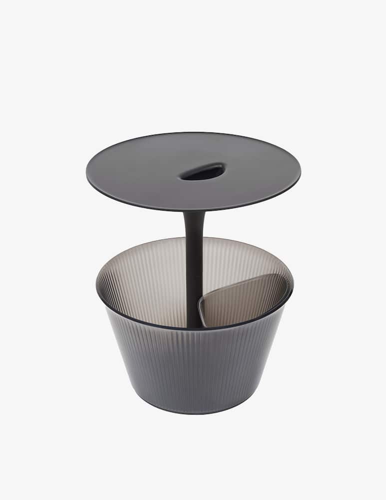 Alessi Multi-Purpose Side Table With Container For Bottles - picture 1 Alessi Multi-Purpose Side Table With Container For Bottles - picture 1