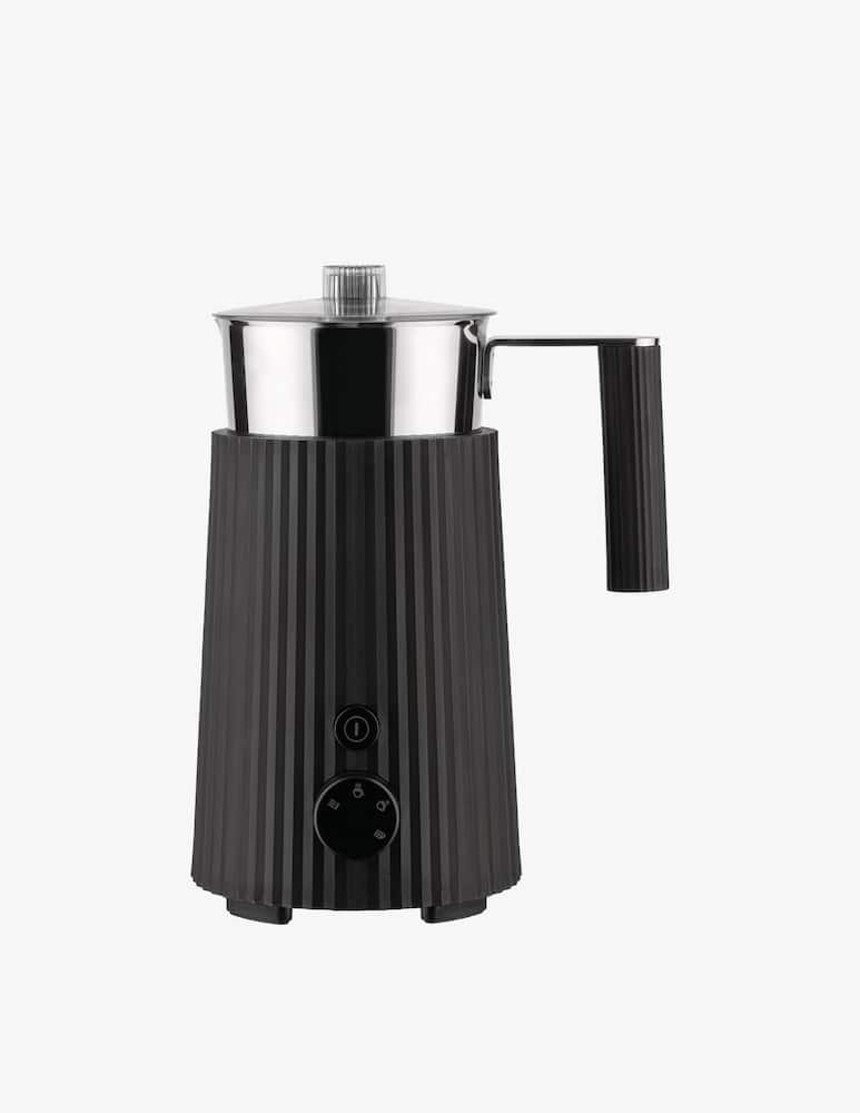 Alessi "Plissè" Multifunction Induction Milk Frother In Thermoplastic Resin - Black - picture 1 Alessi "Plissè" Multifunction Induction Milk Frother In Thermoplastic Resin - Black - picture 1