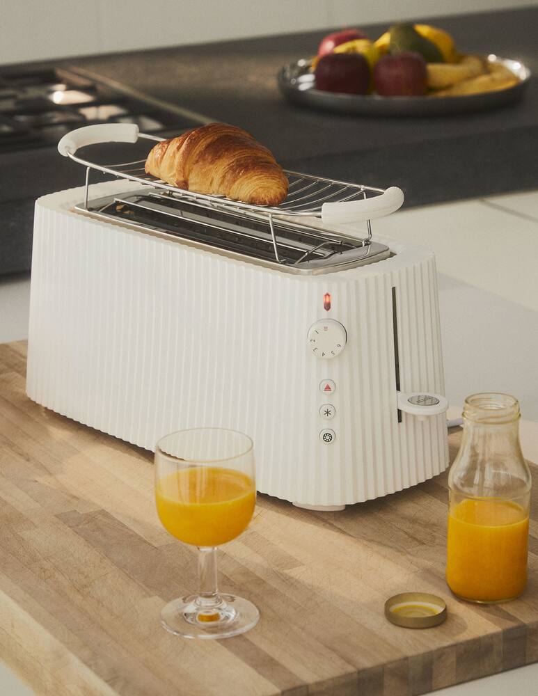 rinascente Alessi Plissé Tostapane A Doppio Scomparto Lungo