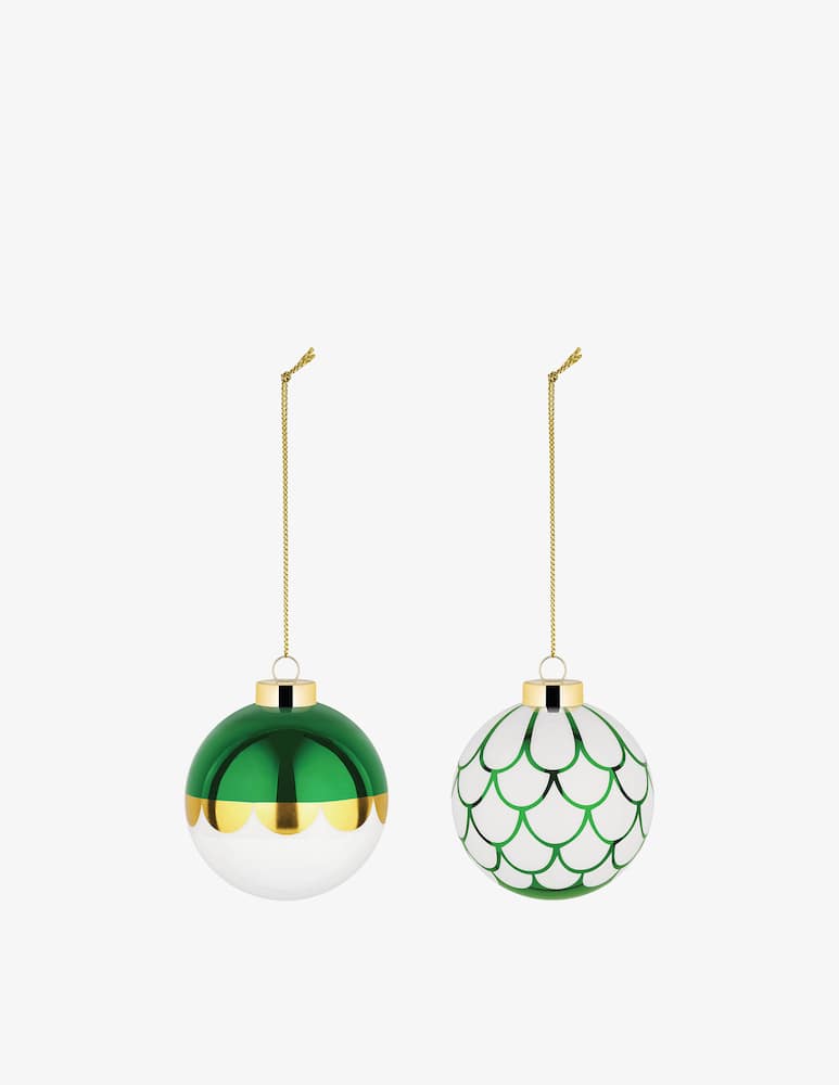 Alessi Delight Christmas tree ornament set of 2 - picture 1 Alessi Delight Christmas tree ornament set of 2 - picture 1