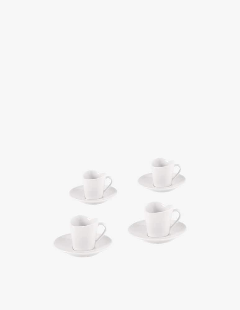 rinascente Alessi To Set Tazze Caffè Con Piattino 4Pz
