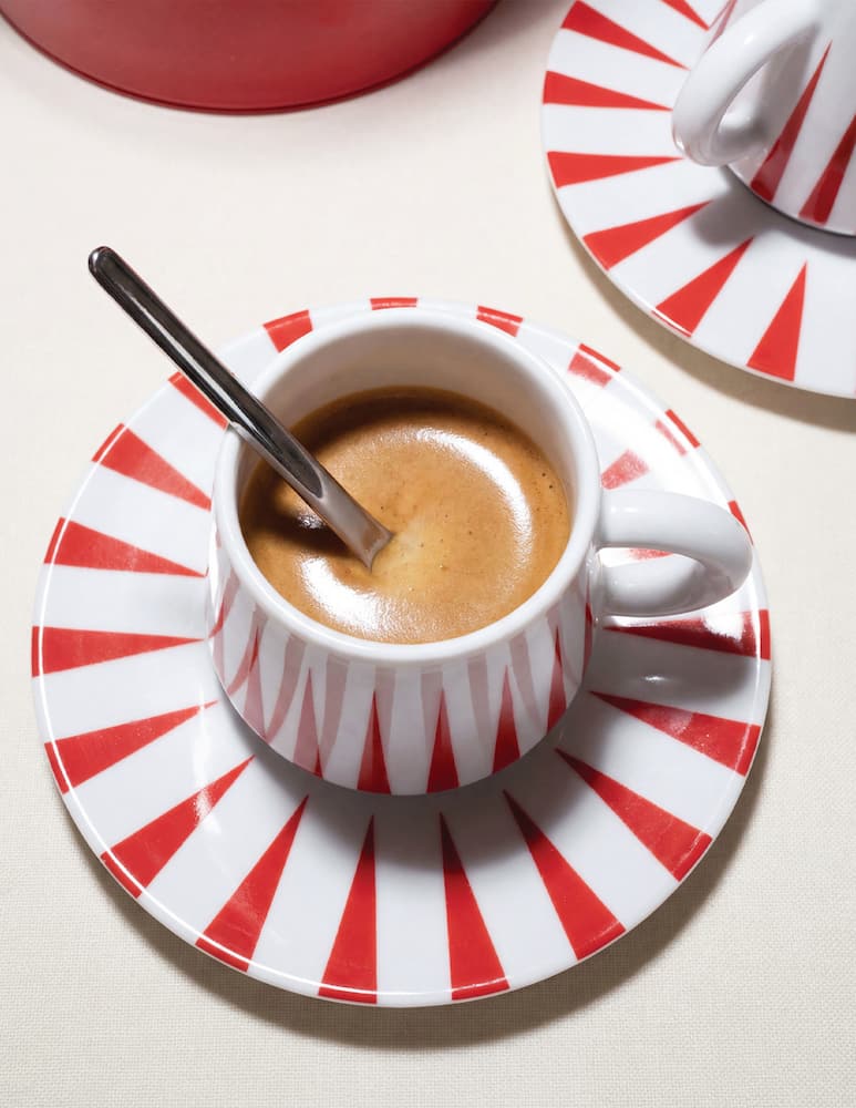 Alessi Delight, Set di due tazze da caffè con sottotazza - immagine 2 Alessi Delight, Set di due tazze da caffè con sottotazza - immagine 2