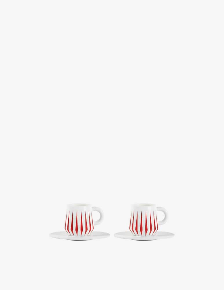 Alessi Delight, Set di due tazze da caffè con sottotazza - immagine 3 Alessi Delight, Set di due tazze da caffè con sottotazza - immagine 3