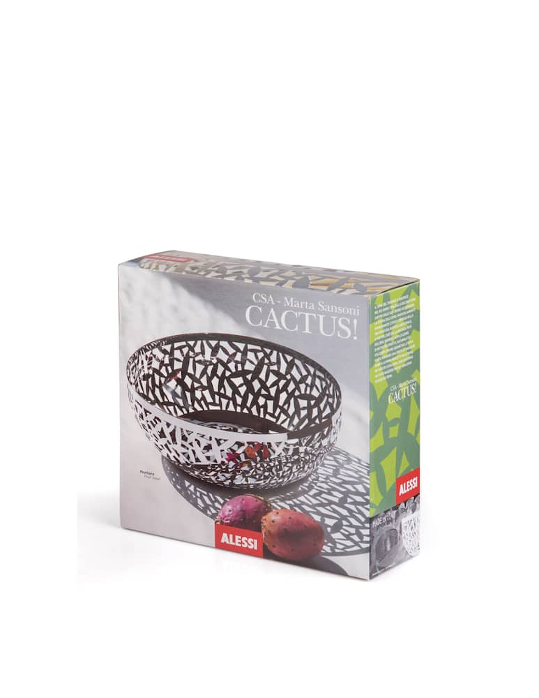 rinascente Alessi Fruttiera traforata CACTUS! - Argento