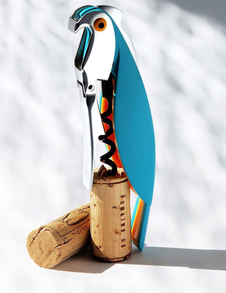 rinascente Alessi Parrot Alessandro Mendini cavatappi - Azzurro