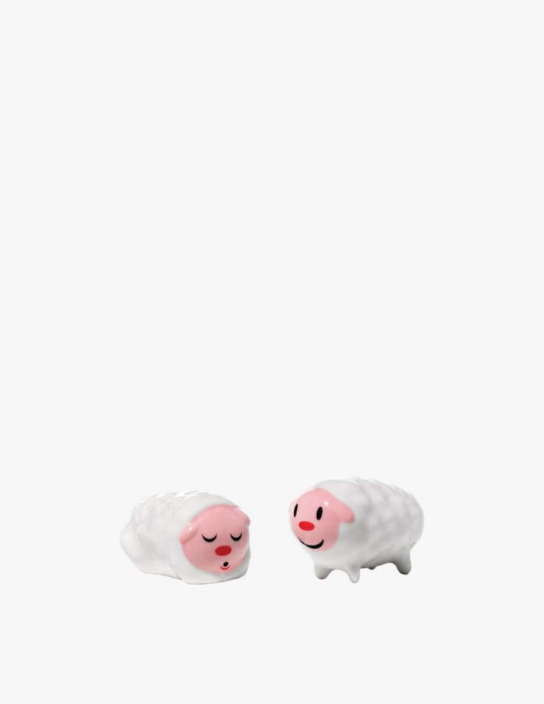 Alessi Tiny Little Sheep Set Of Two Figurines - picture 1