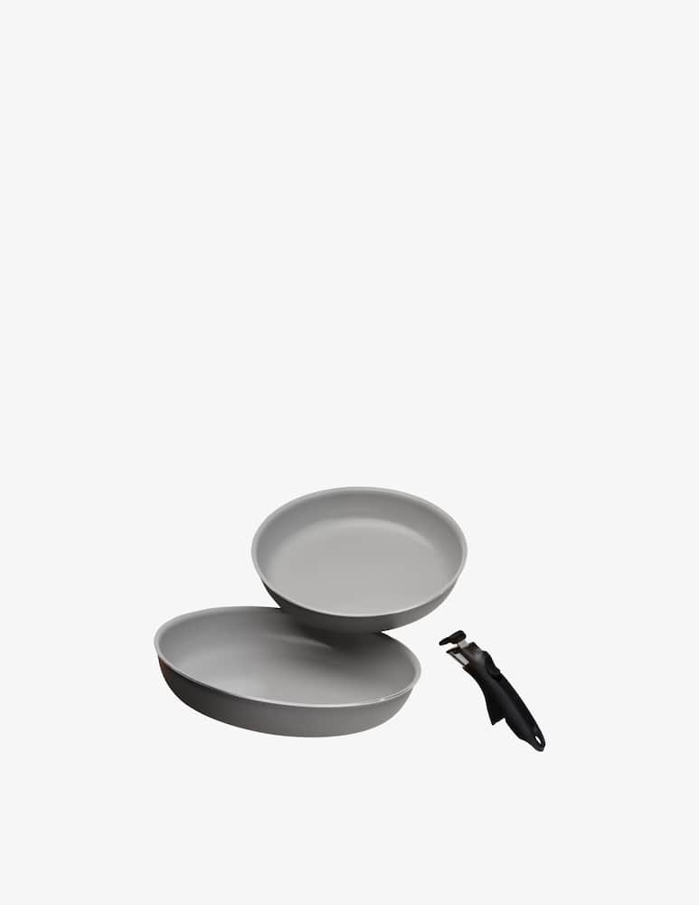 rinascente Moneta Melodia Set Padelle 24-28Cm Con Manico Rimovibile