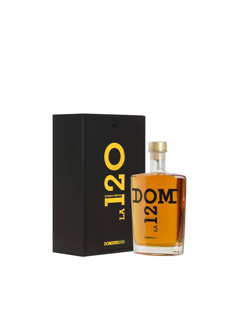 Domenis 1898 LA120 - grappa riserva 70 cl - cofanetto in legno - immagine 1 Domenis 1898 LA120 - grappa riserva 70 cl - cofanetto in legno - immagine 1