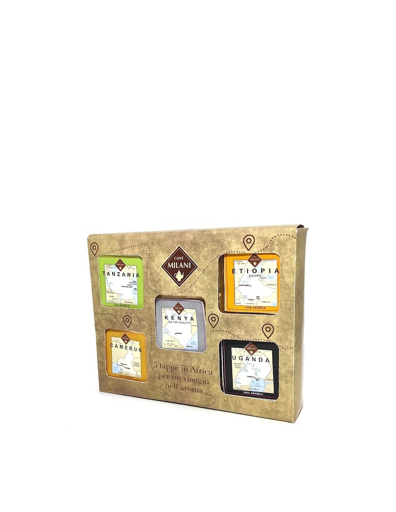 rinascente Milani Le cinque tappe Africa. 5x42g