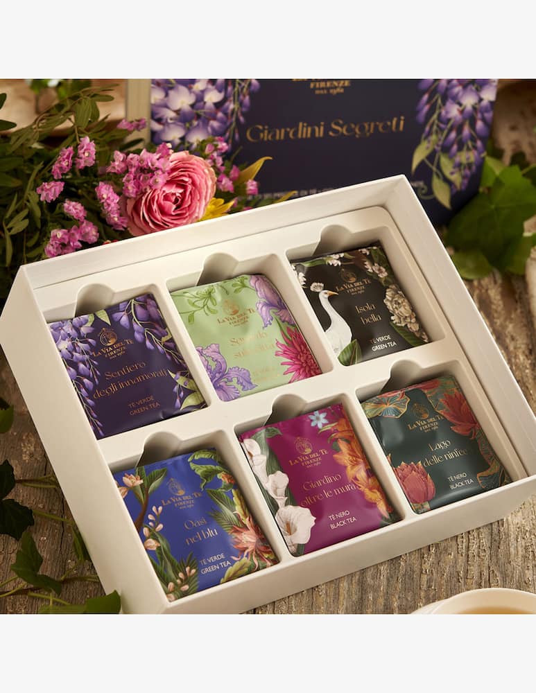 rinascente La Via Del Té Confezione regalo Giardini Segreti con 30 filtri