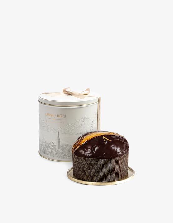 Armani/Dolci - Panettone ricoperto di cioccolato fondente 75% 950g - €79,00