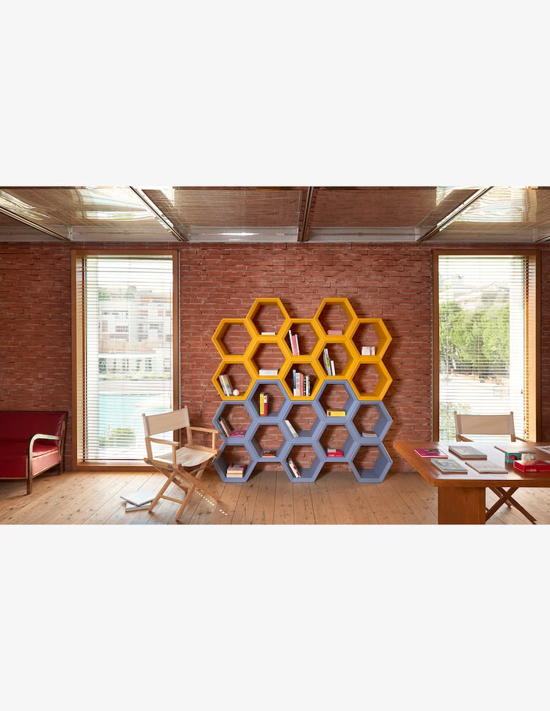 Slide Bookcase Hexa - picture 2 Slide Bookcase Hexa - picture 2