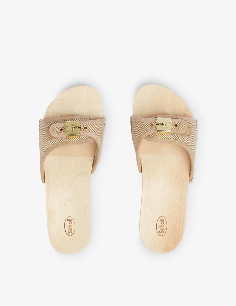 Scholl Iconic Pescura flatflex in canvas - Beige - picture 3 Scholl Iconic Pescura flatflex in canvas - Beige - picture 3
