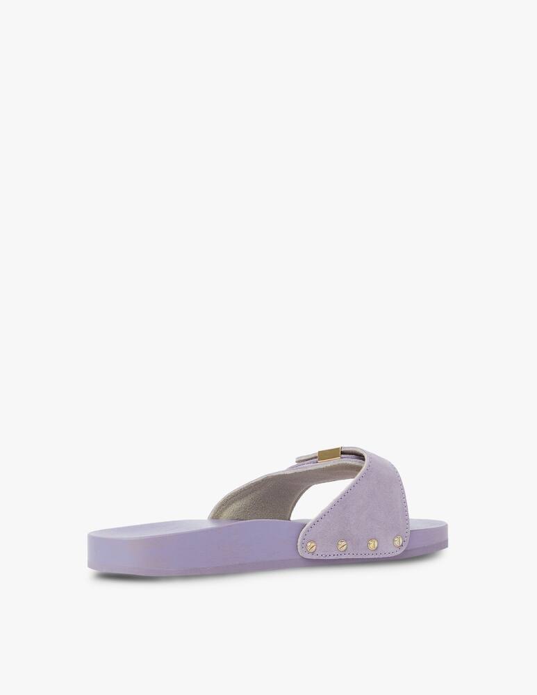 rinascente Scholl Iconic Pescura flat in suede - lilac