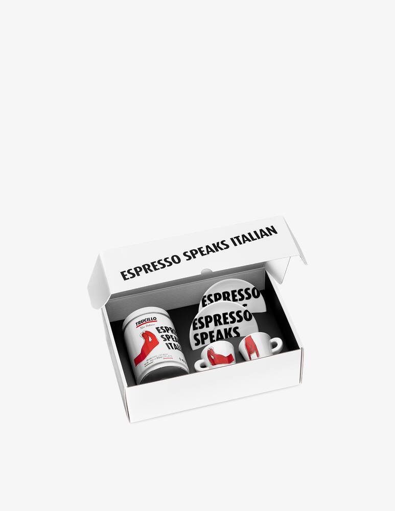 rinascente Caffè Trucillo Gift Box Caffè Espresso Speaks Italian