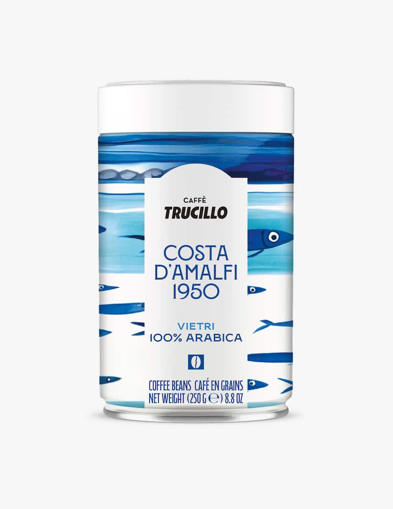 rinascente Caffè Trucillo Costa d’Amalfi Vietri beans tin 250g