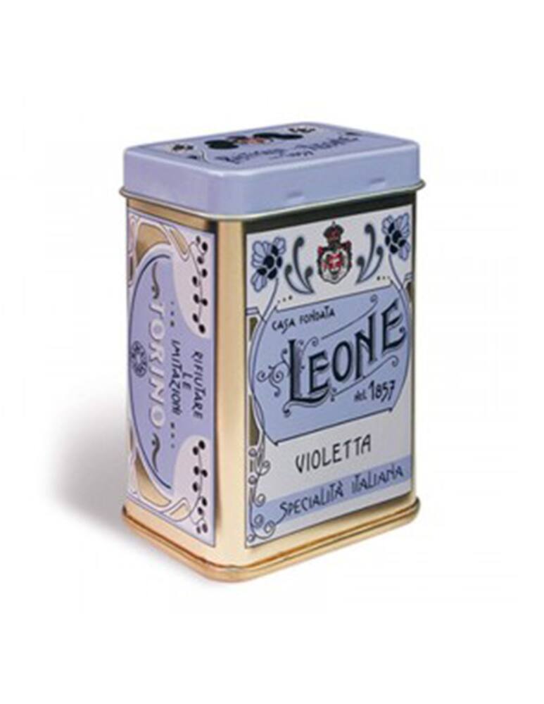 rinascente Pastiglie Leone Violet flavours candies in Classic tins 42gr