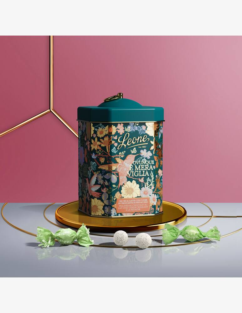 rinascente Pastiglie Leone Latta Cri Cri Pistacchio Latte 350g