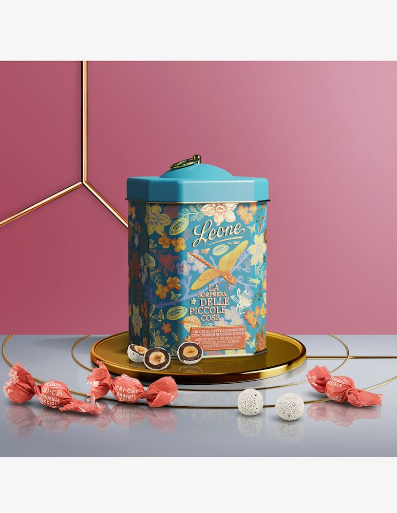 rinascente Pastiglie Leone Latta Cri Cri Nocciola Assortiti 350g