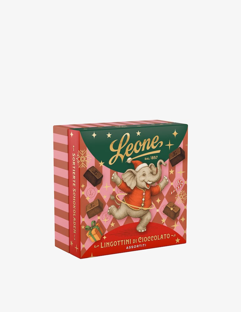 Pastiglie Leone Scatola Cioccolatini latte e fondente assortiti 100g - immagine 1 Pastiglie Leone Scatola Cioccolatini latte e fondente assortiti 100g - immagine 1