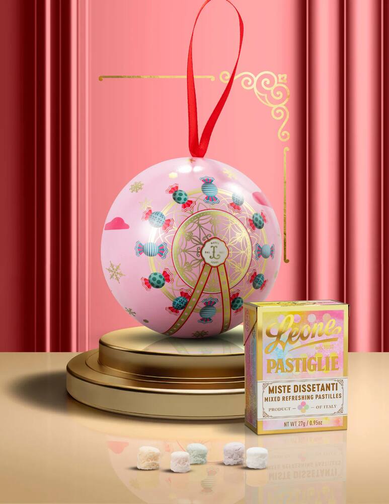 rinascente Pastiglie Leone Pallina In Latta con Pastiglie Miste 27g