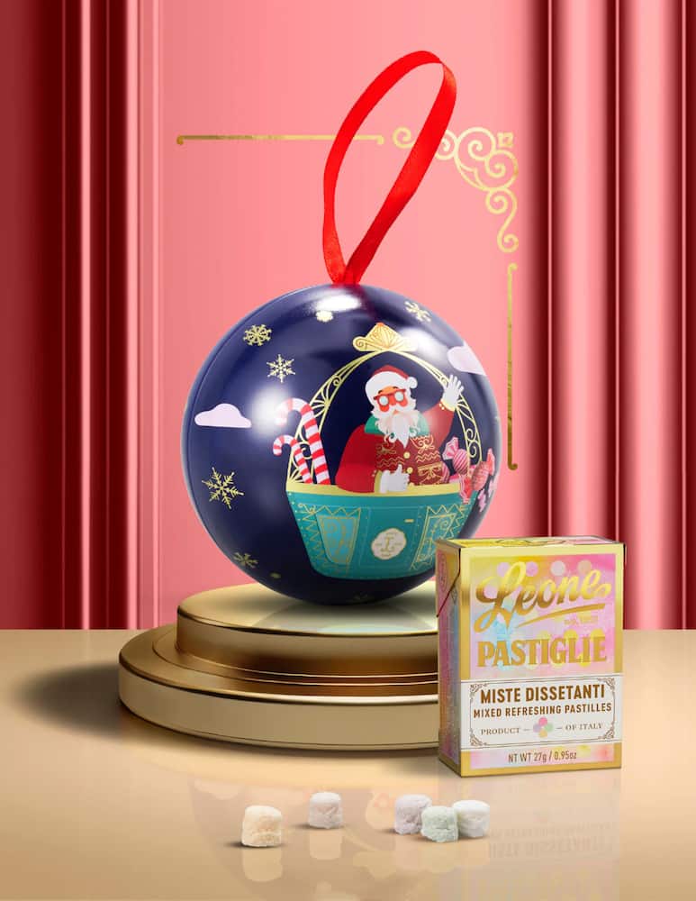 rinascente Pastiglie Leone Pallina In Latta con Pastiglie Miste 27g