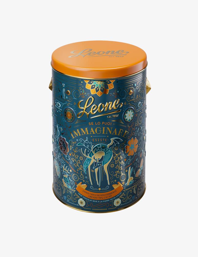 rinascente Pastiglie Leone Classic Raw Cri Cri Egg 70% 350g