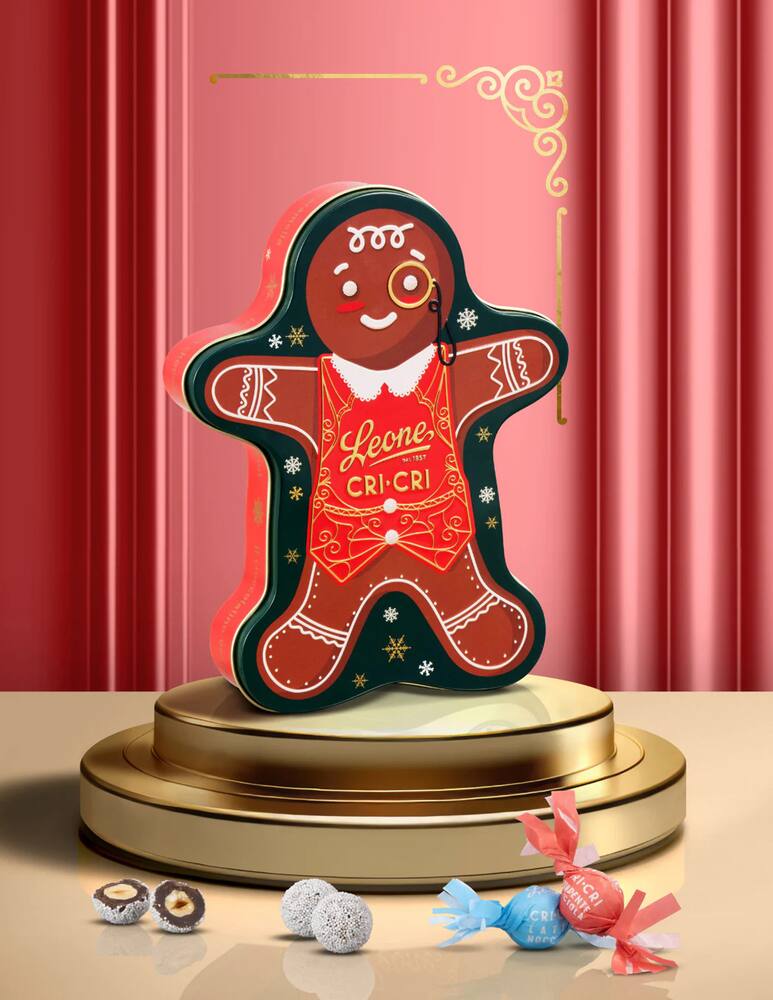 rinascente Pastiglie Leone Latta Pan Di Zenzero Cri Cri Assortiti 60g