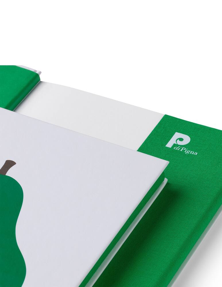 rinascente PdiPigna Enzo Mari Collection  Taccuino Biancoa5 Cop. Rigida - Verde