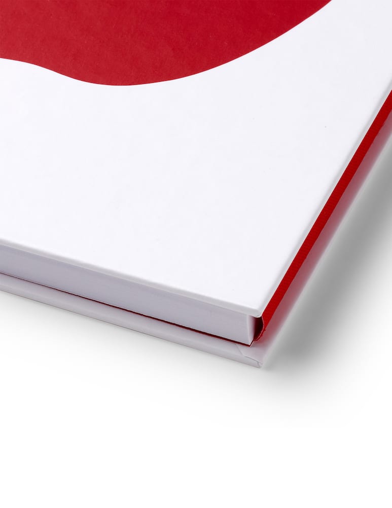 rinascente PdiPigna Enzo Mari Coll.  Taccuino Bianco A5 Cop. Rigida La Mela - Rosso