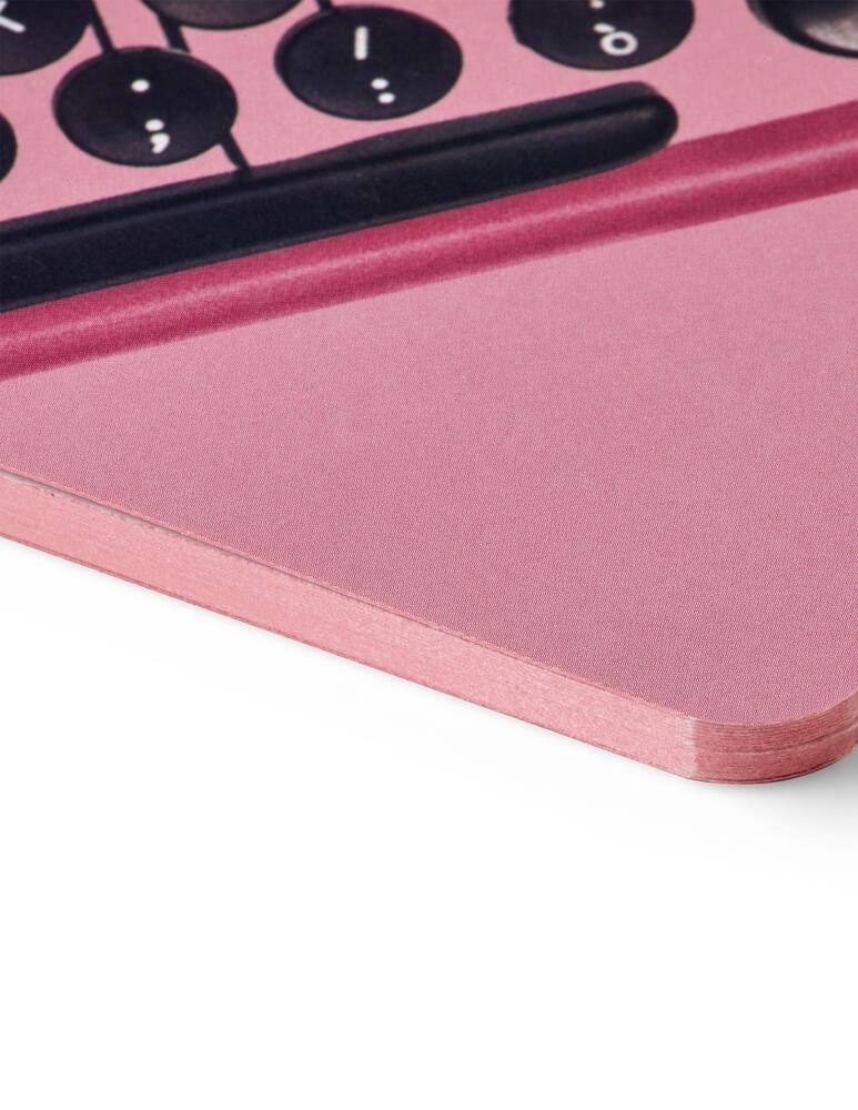 rinascente PdiPigna Ruled Singer Sewn Notebook Olivetti - Pink