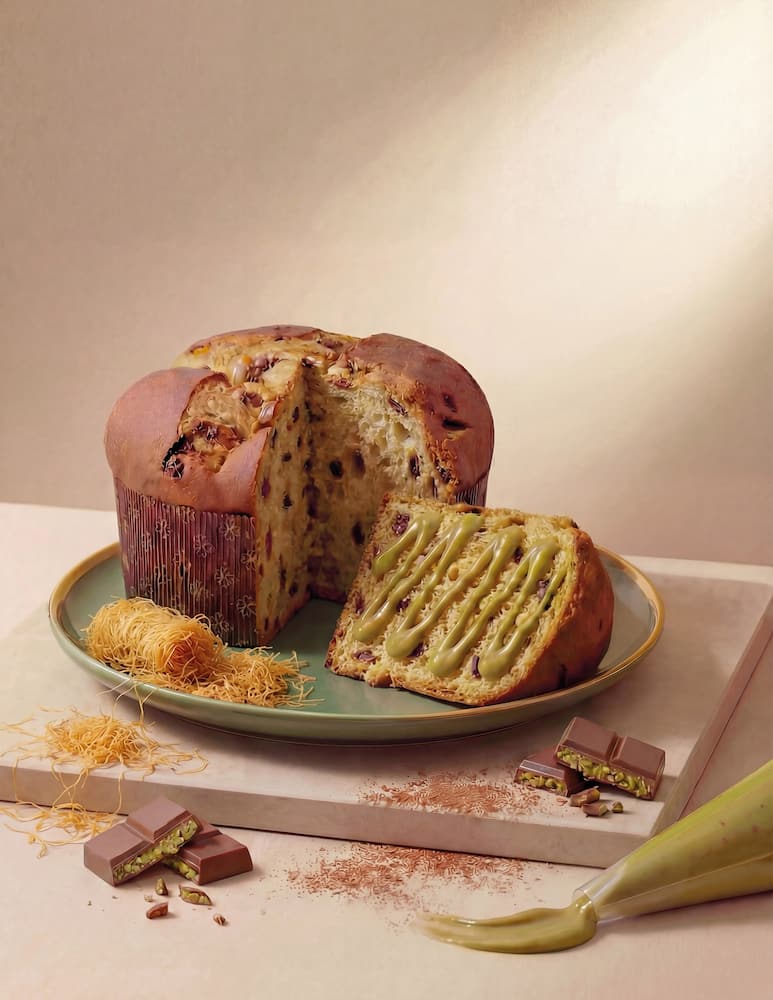 Pasticceria Scarpato Dubai-Style Panettone in a Pouch 800g - picture 2 Pasticceria Scarpato Dubai-Style Panettone in a Pouch 800g - picture 2