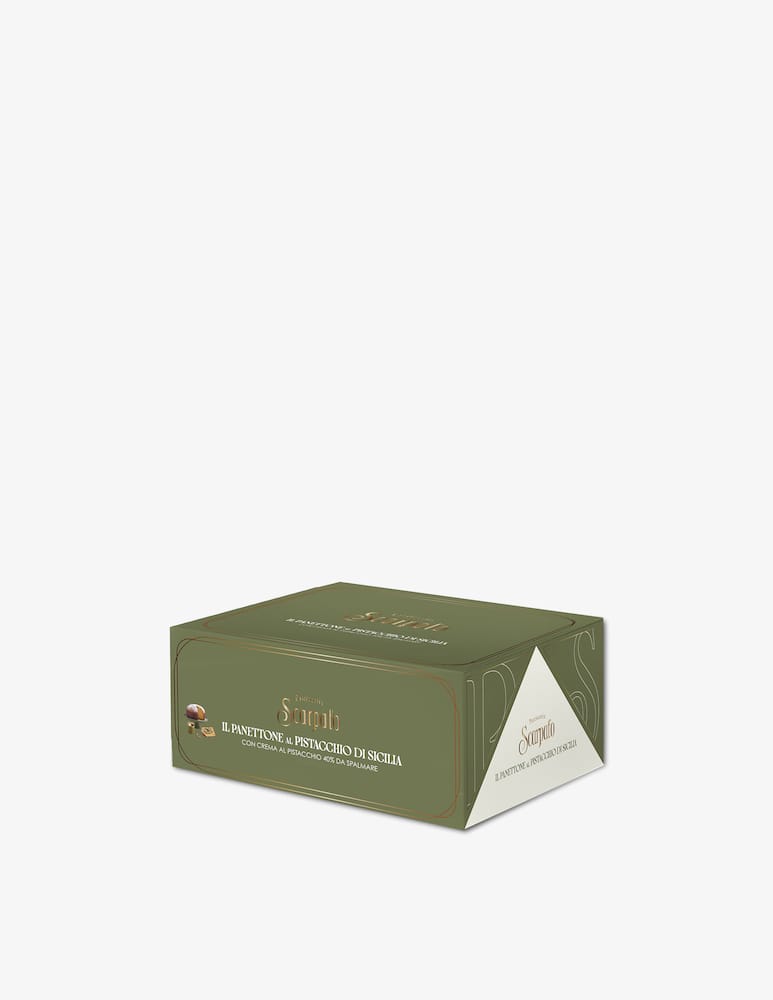 Pasticceria Scarpato Panettone in a Box with a Pistachio Jar 950g - picture 1 Pasticceria Scarpato Panettone in a Box with a Pistachio Jar 950g - picture 1